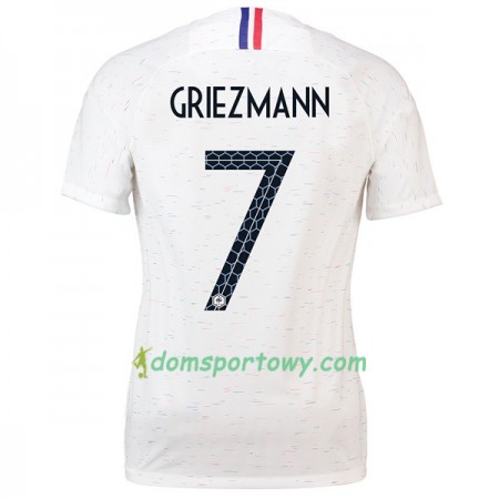 Koszulka Francja Griezmann 7 Damska Wyjazdowe Koszulki Piłkarskie Mistrzostwa Świata 2018